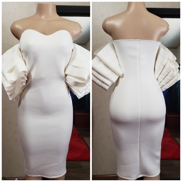 white scuba Dress 🚨 this its ready sold !!! - Picture 1 of 3